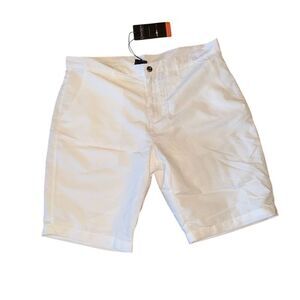 Short Par 4 Men's Chino Shorts White Size 36